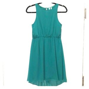 Kelly green polyester dress